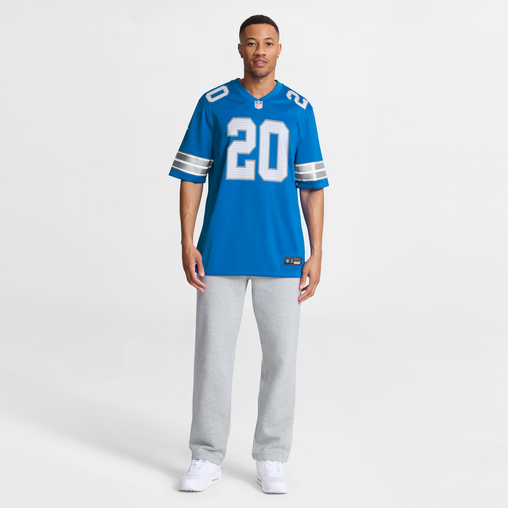 Barry Sanders Detroit Lions 2nd Alternate Retired Player Game Jersey - Black