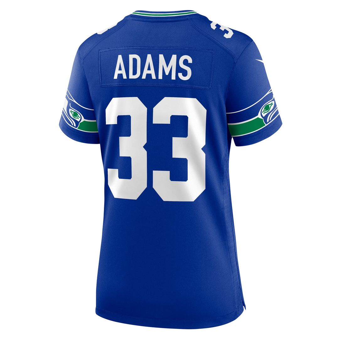 Jamal Adams Seattle Seahawks Women's Throwback Player Game Jersey - Royal