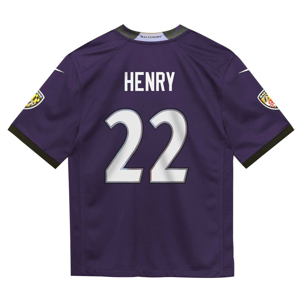 Derrick Henry Baltimore Ravens Preschool Team Game Jersey - Purple