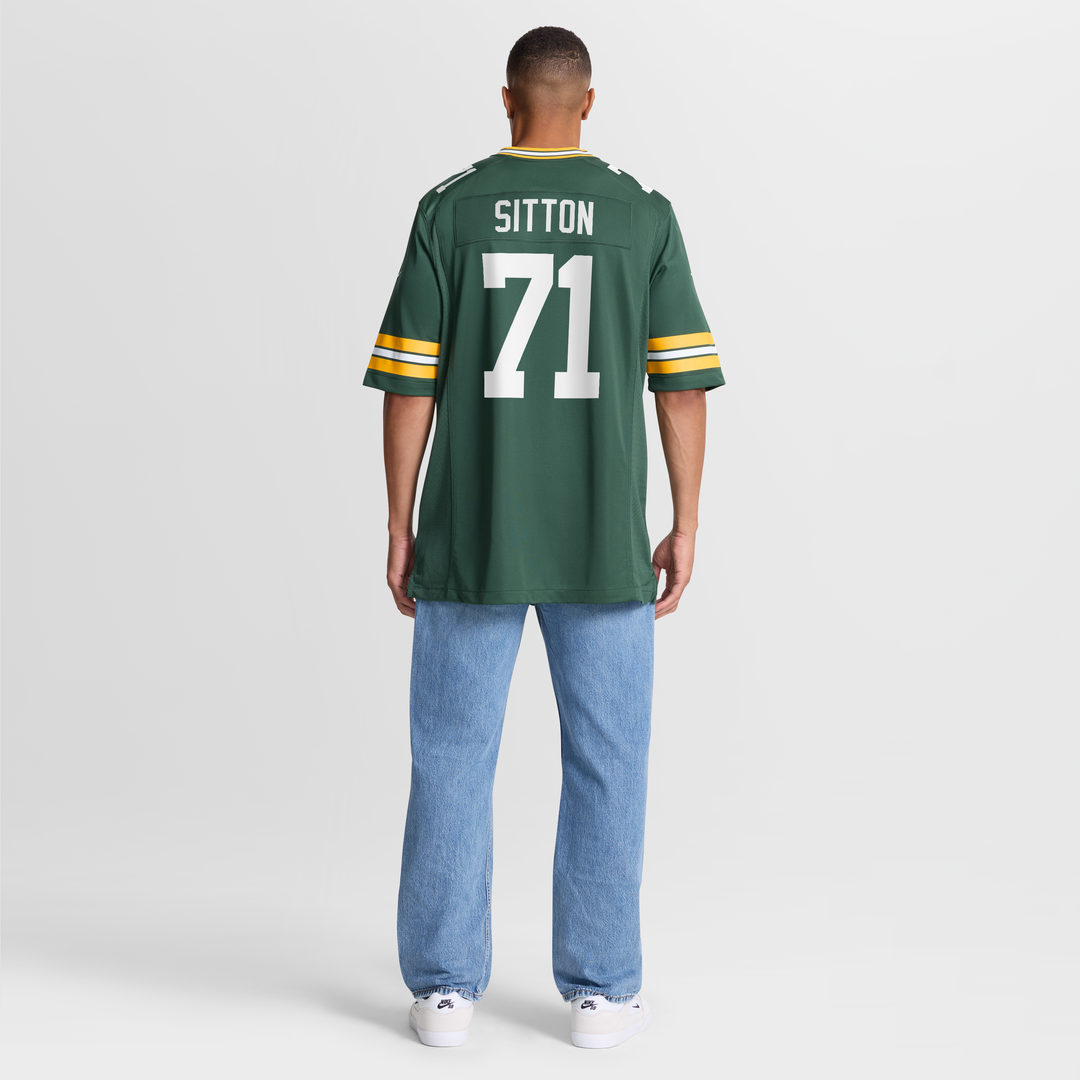 Josh Sitton Green Bay Packers Retired Game Jersey - Green