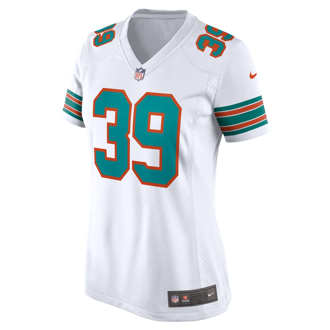 Larry Csonka Miami Dolphins Retired Player Jersey - White