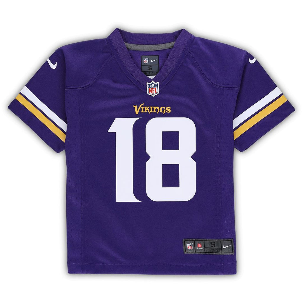 Justin Jefferson Minnesota Vikings Preschool Game Jersey - Purple