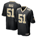 Cesar Ruiz New Orleans Saints Player Game Jersey - Black