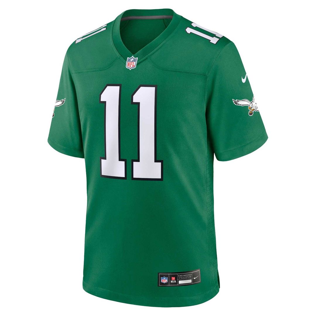 A.J. Brown Philadelphia Eagles Team Game Jersey - Midnight Green
