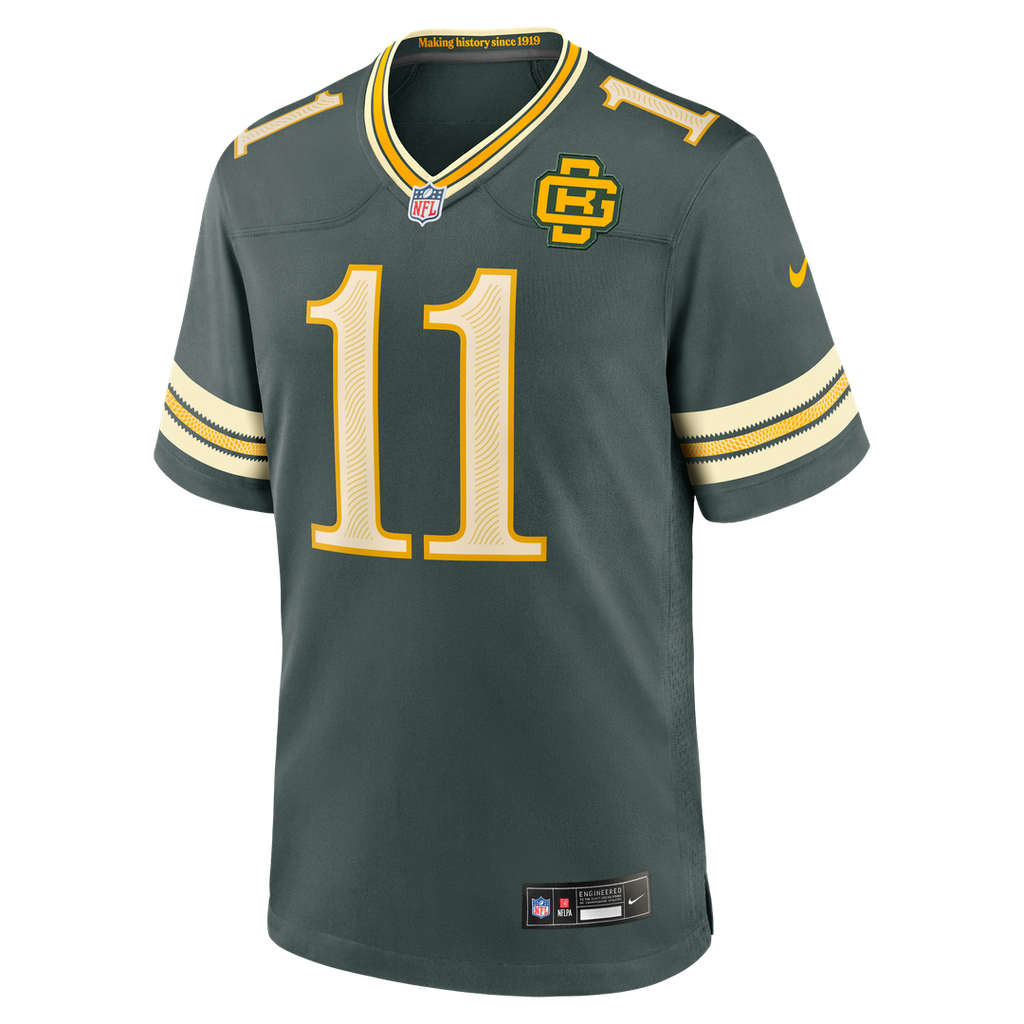 Jayden Reed Green Bay Packers 2026 Rivalries Collection Game Jersey - Green