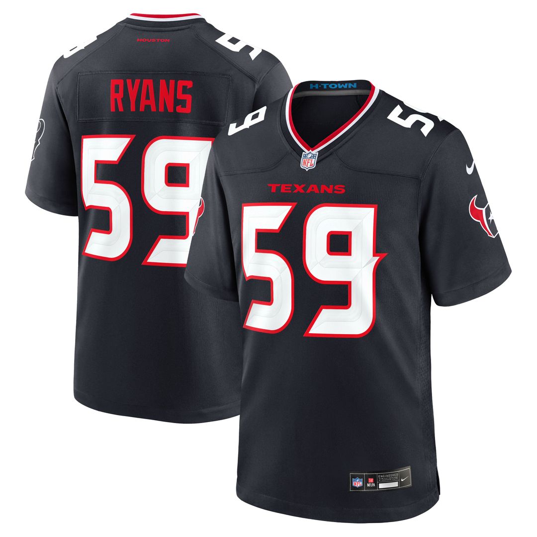 DeMeco Ryans Houston Texans Team Retired Game Jersey - Navy