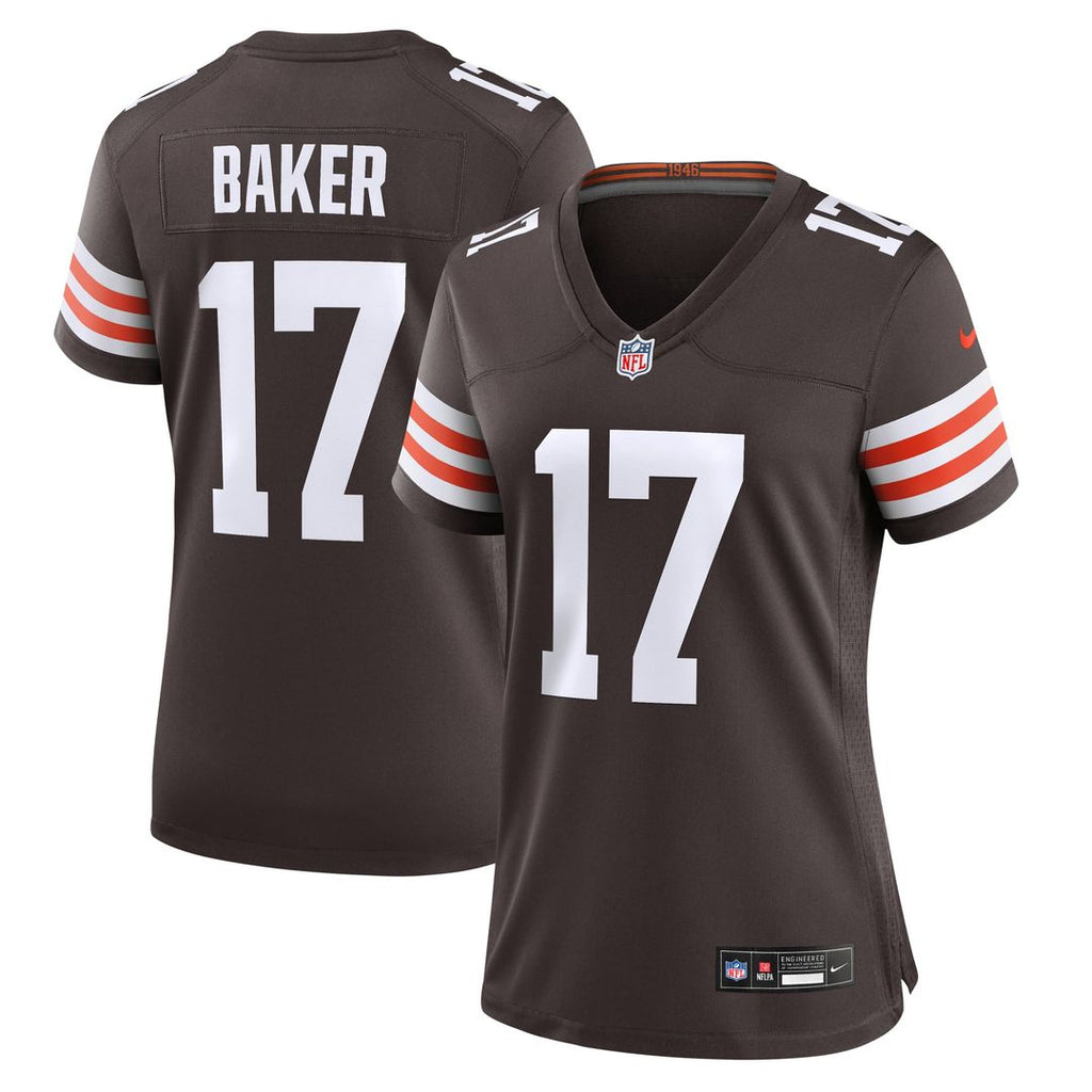 Jerome Baker Cleveland Browns Women's Team Game Jersey - Brown