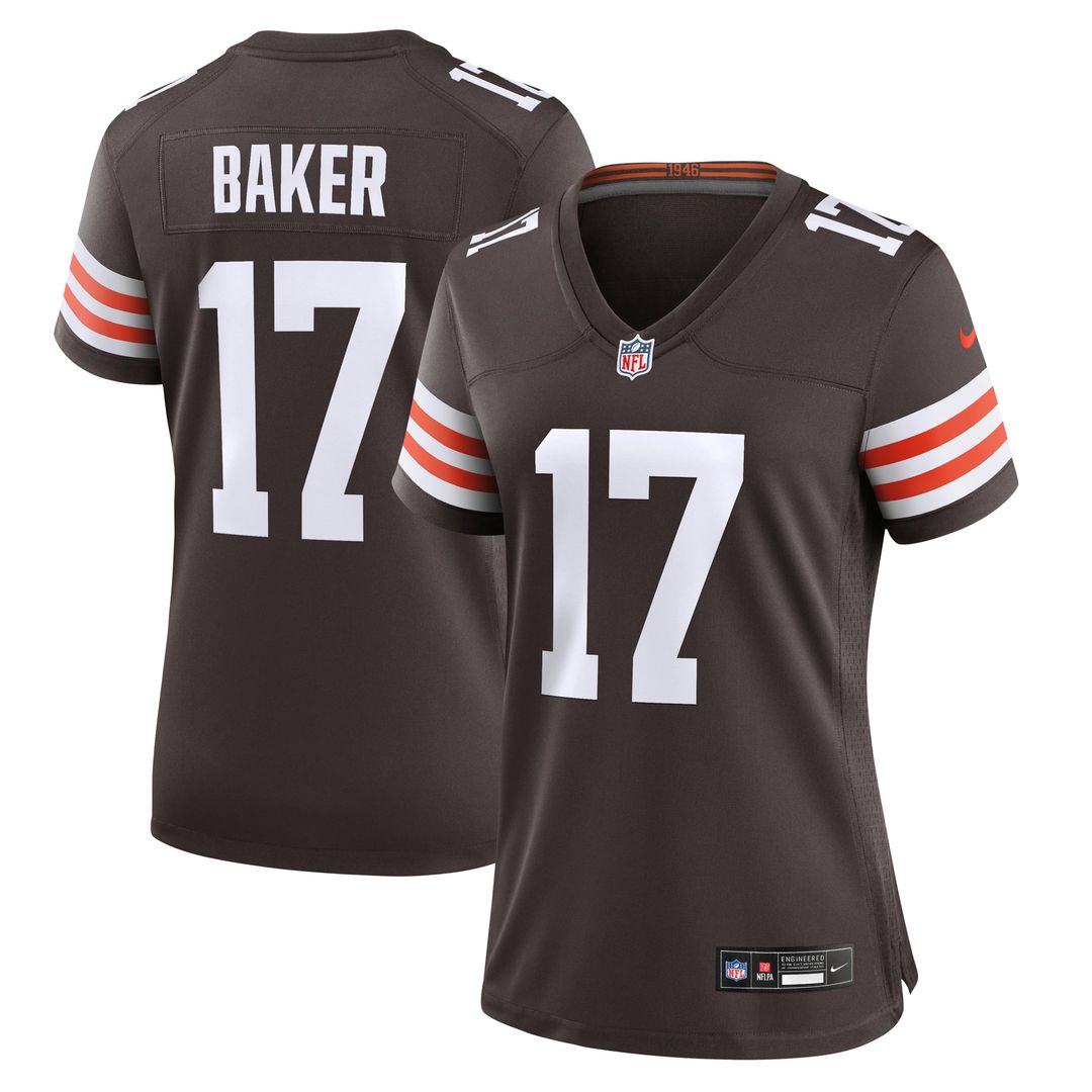 Jerome Baker Cleveland Browns Women's Team Game Jersey - Brown