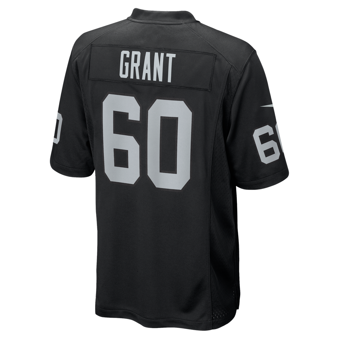 Charles Grant Las Vegas Raiders Team Game Jersey - Black