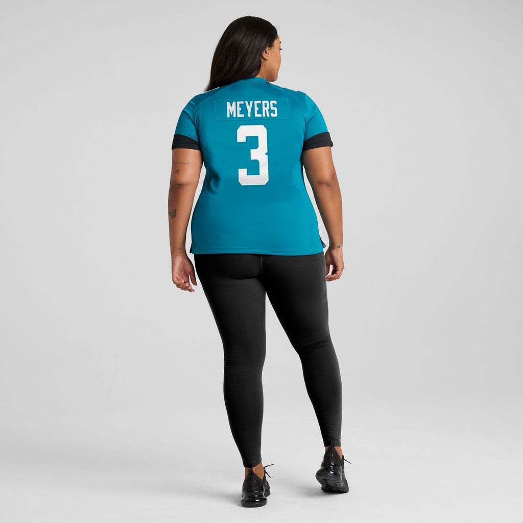Jakobi Meyers Jacksonville Jaguars Women's Team Game Jersey - Teal