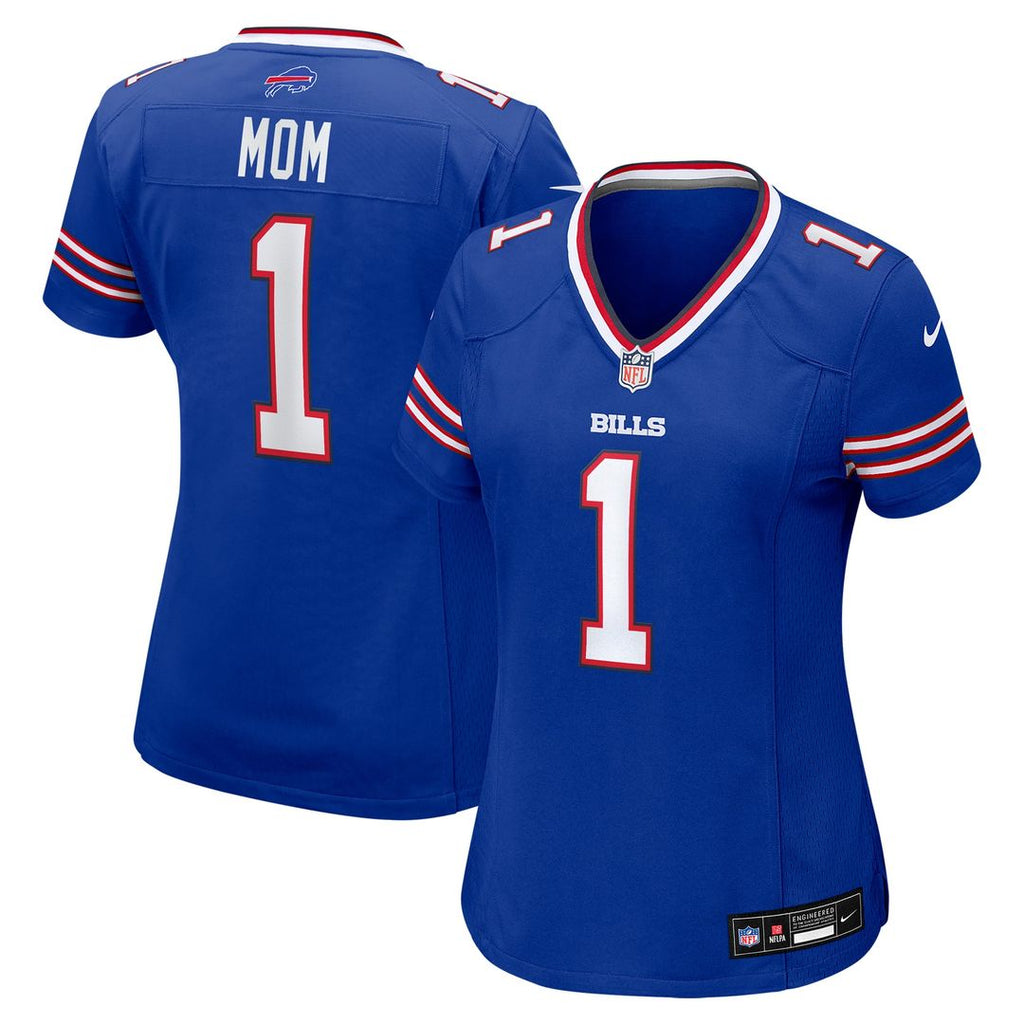 Number 1 Mom Buffalo Bills Women's Game Jersey - Royal