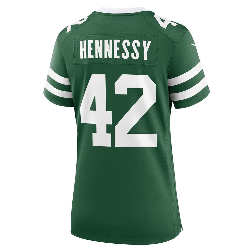 Thomas Hennessy New York Jets Women's Game Jersey - Legacy Green