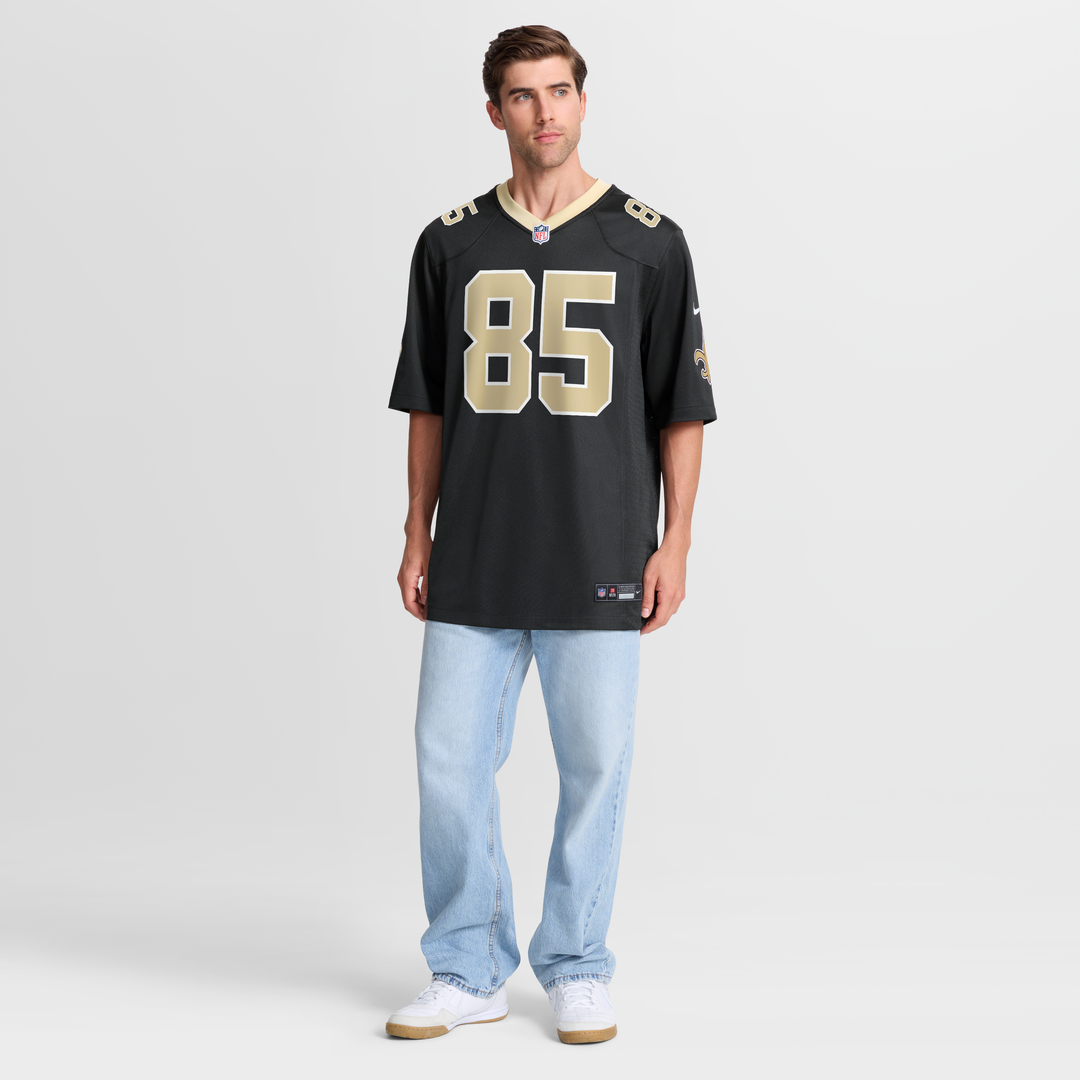 Jontre Kirklin New Orleans Saints Team Game Jersey - Black