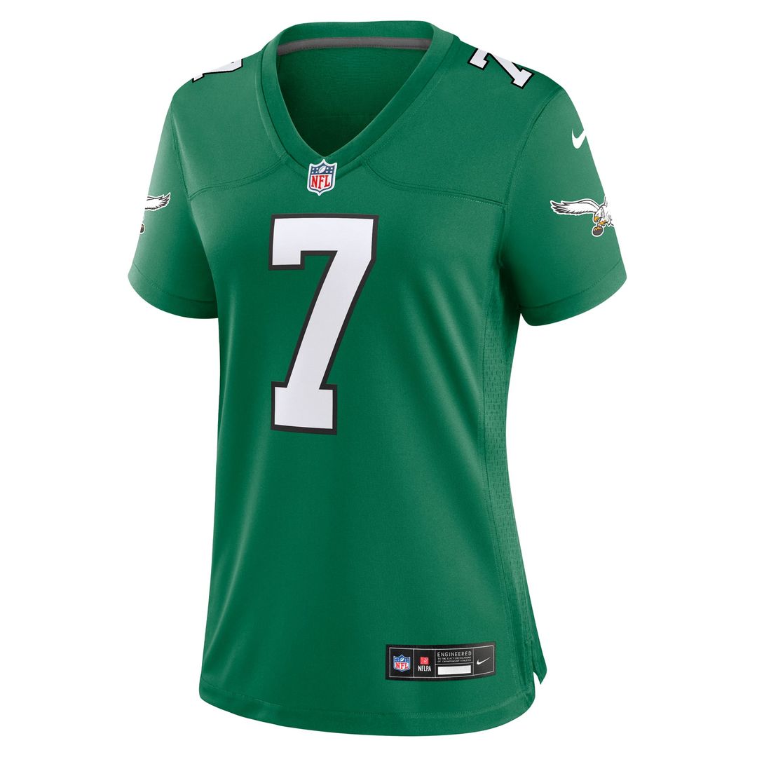Ron Jaworski Philadelphia Eagles Women's Alternate Game Jersey - Kelly Green