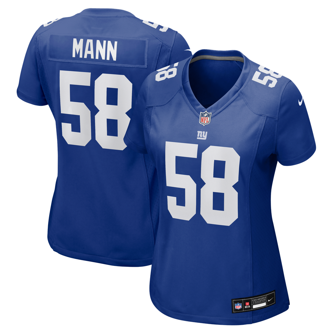 Ben Mann New York Giants Women's Team Game Jersey - Royal