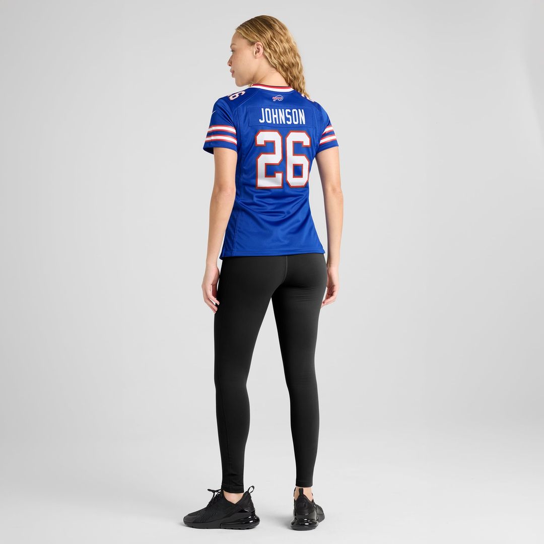 Ty Johnson Buffalo Bills Women's Team Game Jersey - Royal
