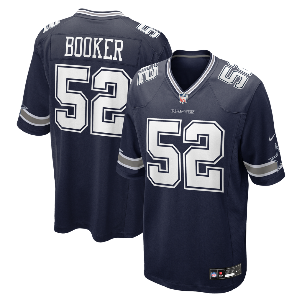 Tyler Booker Dallas Cowboys Team Game Jersey - Navy