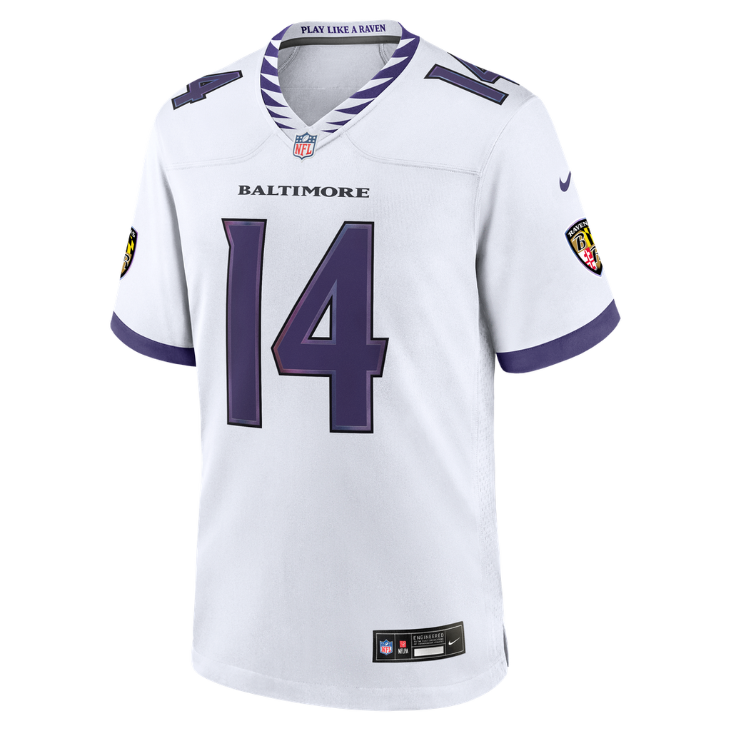 Kyle Hamilton Baltimore Ravens Game Jersey - White