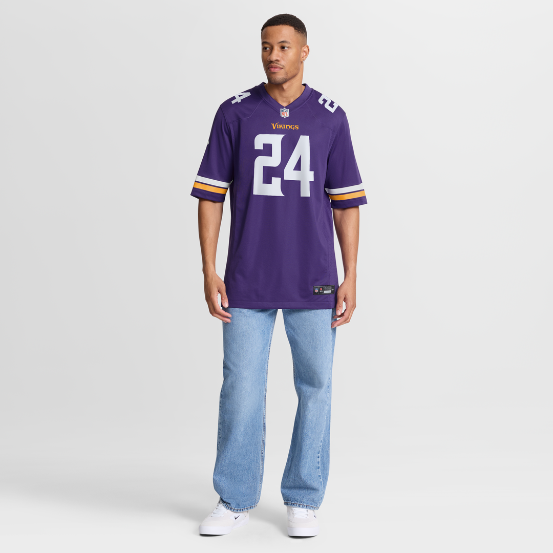 Jay Ward Minnesota Vikings Team Game Jersey - Purple
