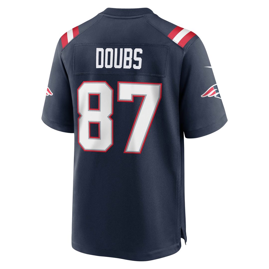 Romeo Doubs New England Patriots Game Jersey - Navy