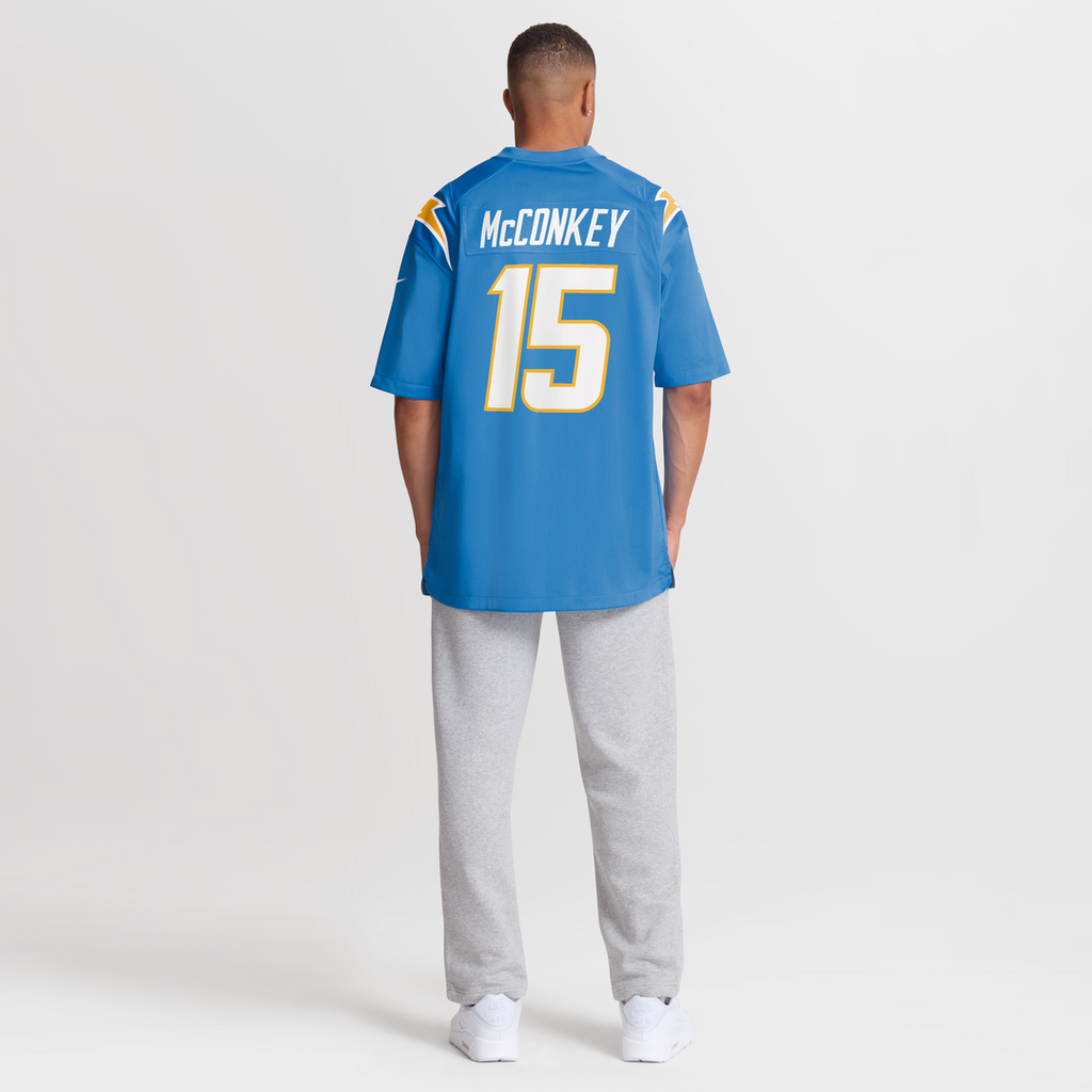 Ladd McConkey Los Angeles Chargers Alternate Charger Power Game Player Jersey - Gold