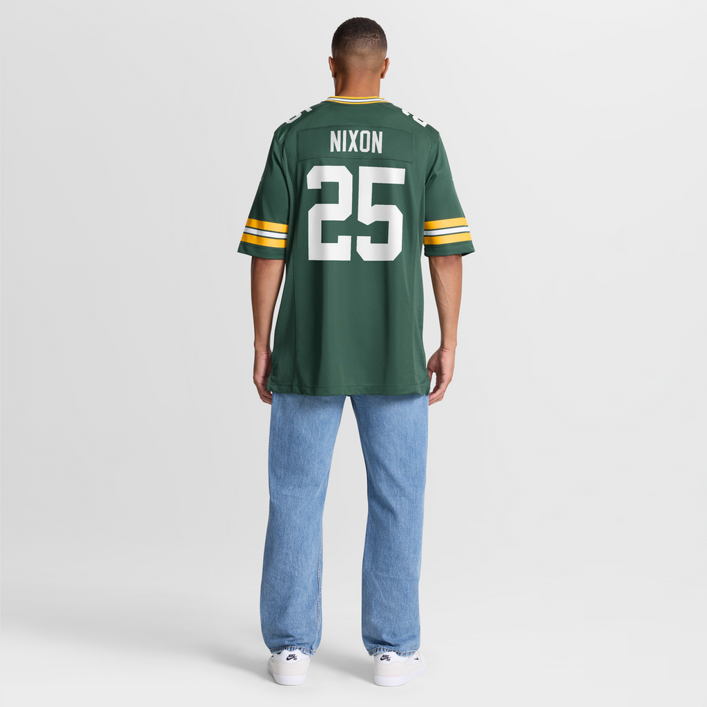 Keisean Nixon Green Bay Packers Game Player Jersey - Green