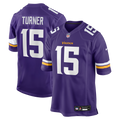 Dallas Turner Minnesota Vikings Player Game Jersey - Purple