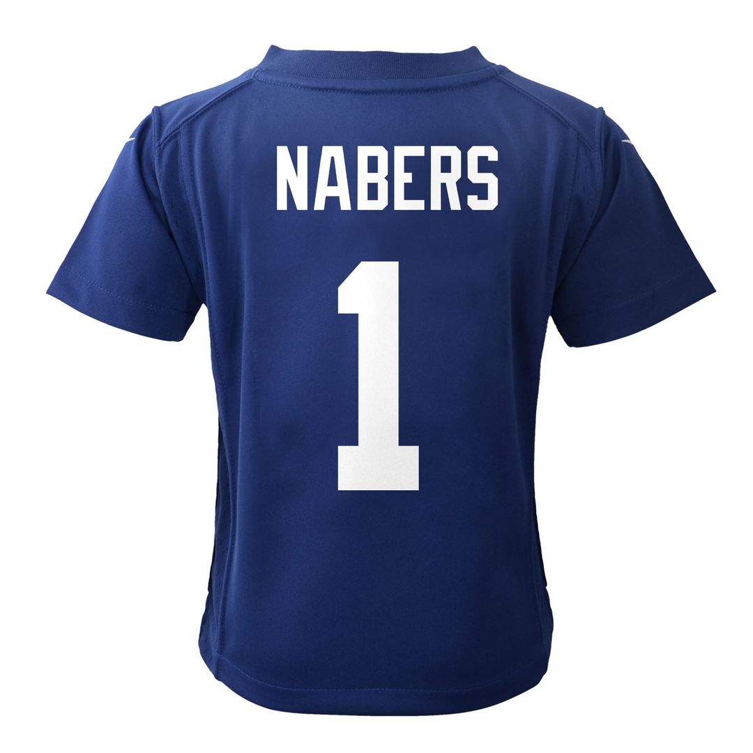 Malik Nabers New York Giants Infant Team Player Game Jersey - Royal