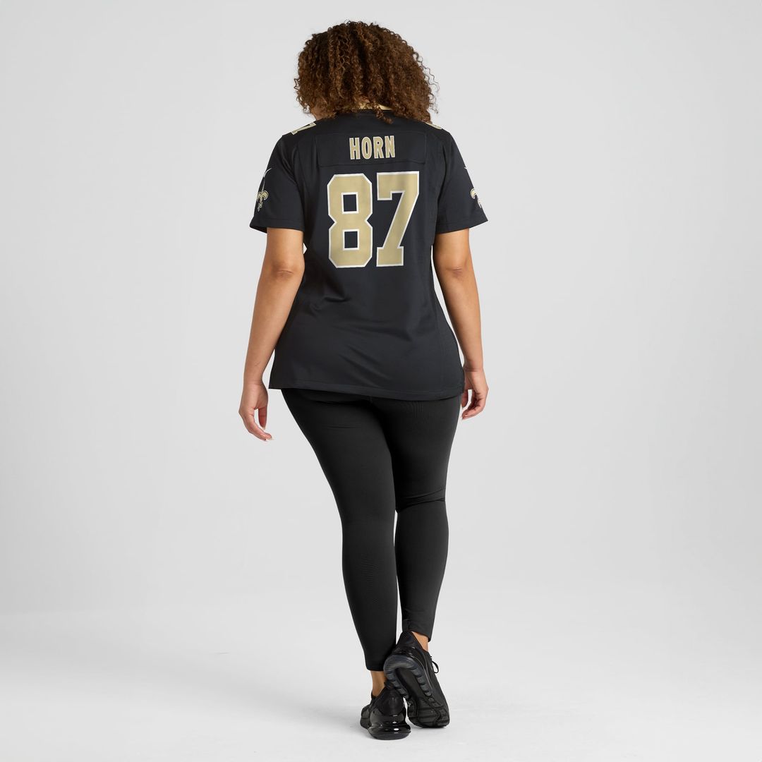 Joe Horn New Orleans Saints Women's Game Retired Player Jersey - Black