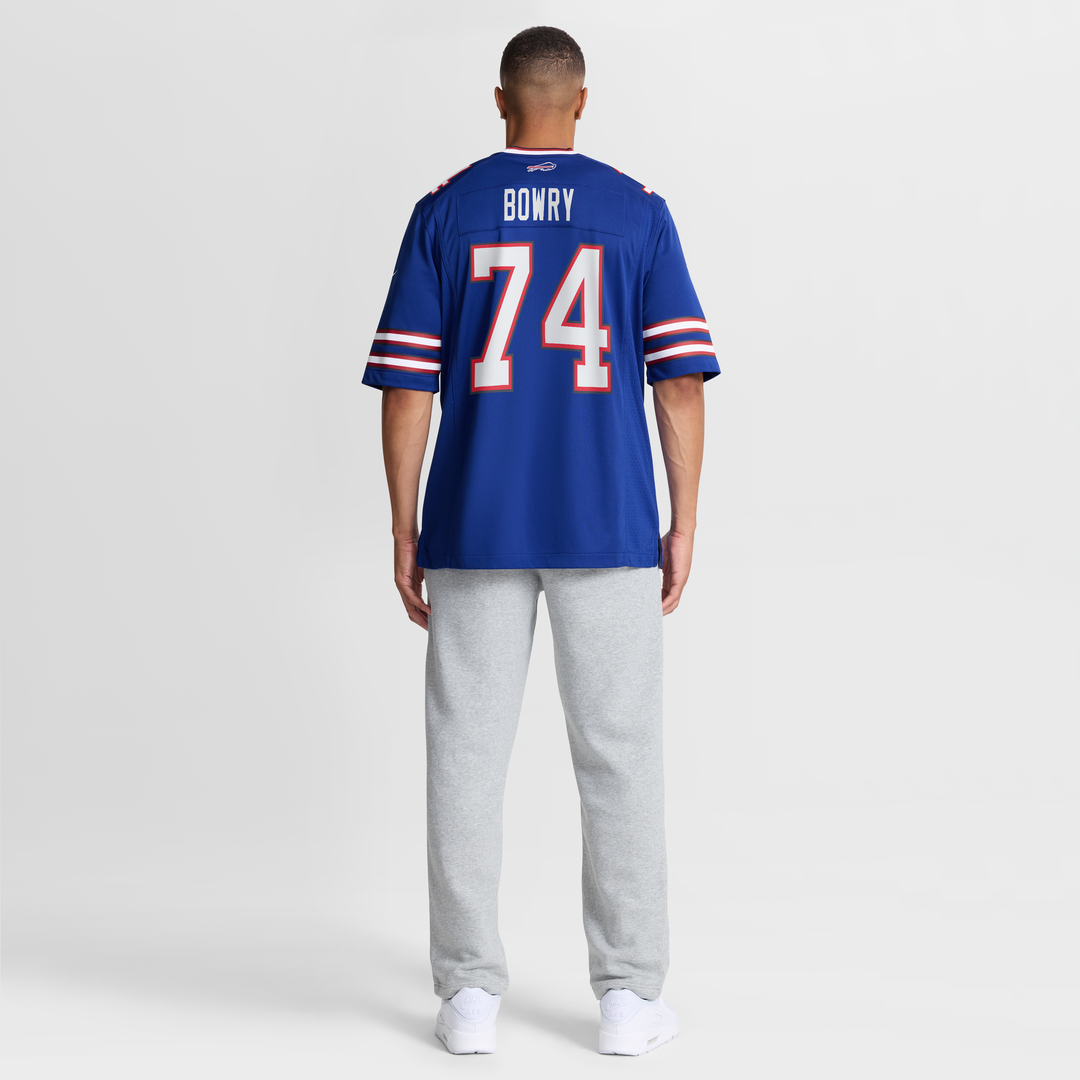 Jude Bowry Buffalo Bills Team Game Jersey - Royal
