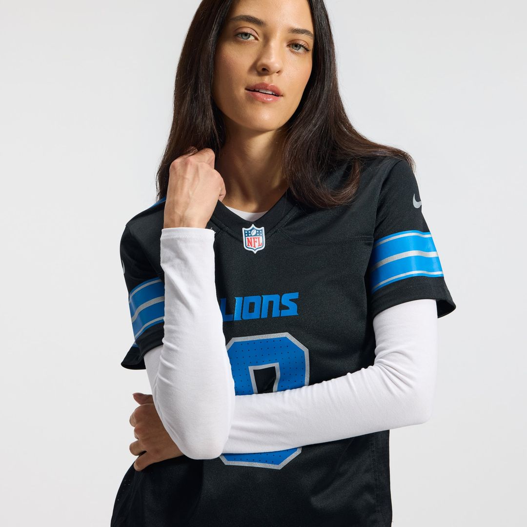 Jahmyr Gibbs Detroit Lions Women's 2nd Alternate Game Player Jersey - Black