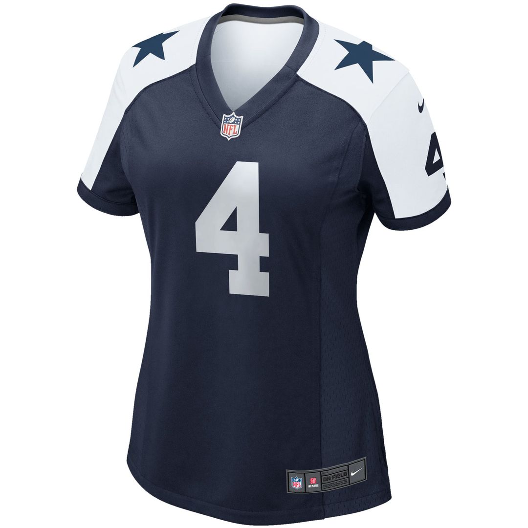Dak Prescott Dallas Cowboys Women's Team Game Jersey - White