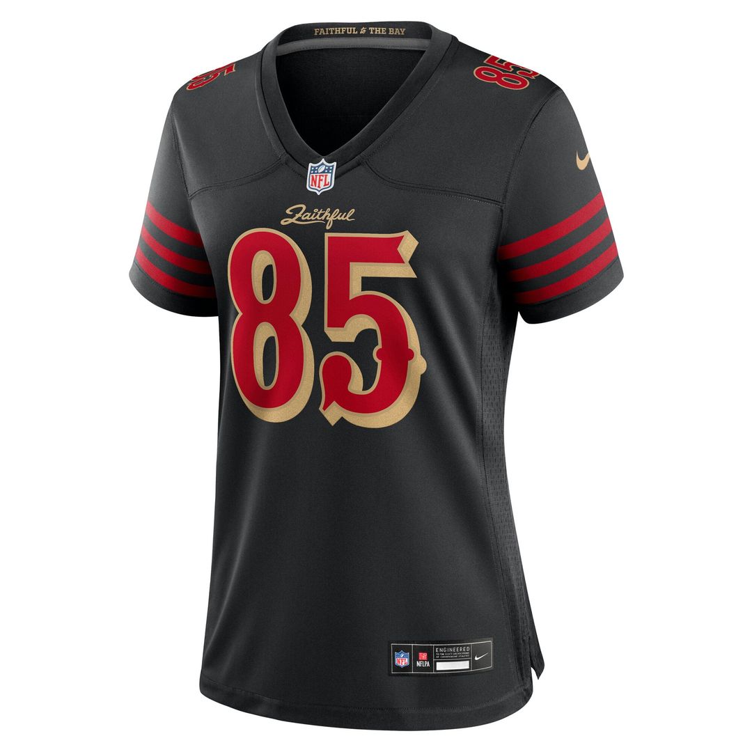 George Kittle San Francisco 49ers Women's Rivalries Collection Game Jersey - Black