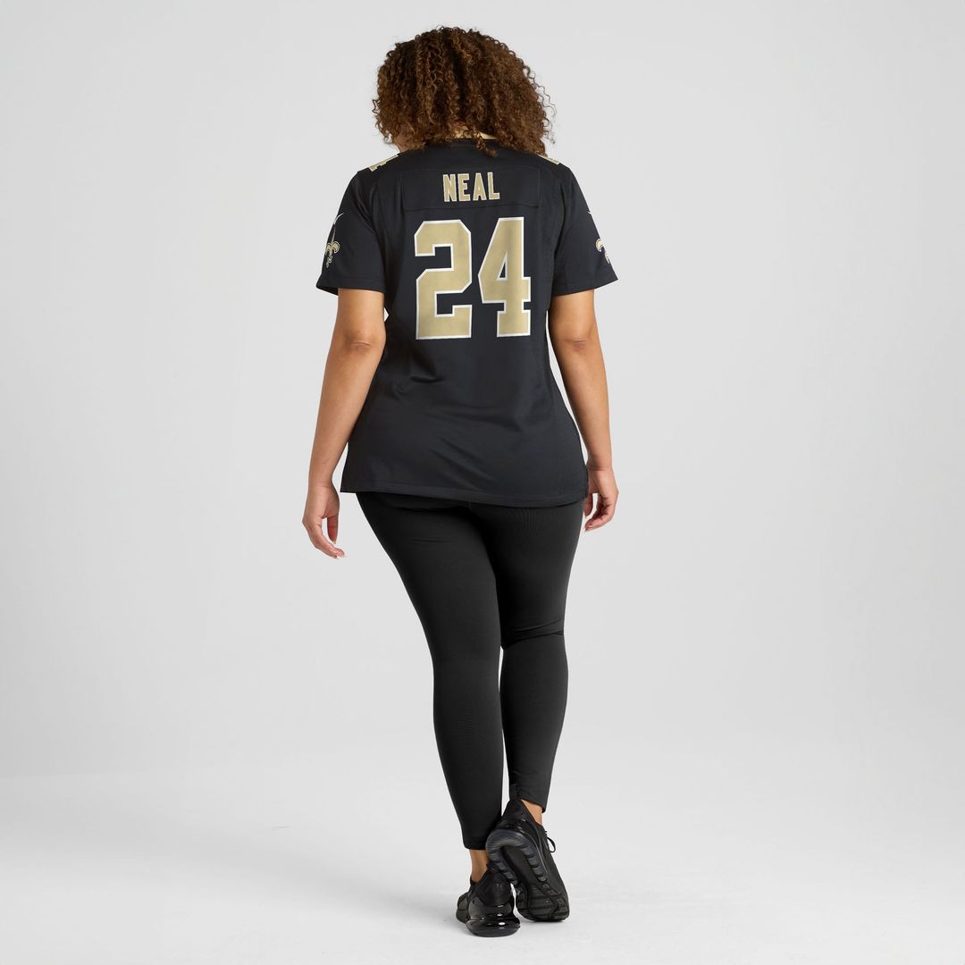 Devin Neal New Orleans Saints Women's Team Game Jersey - Black