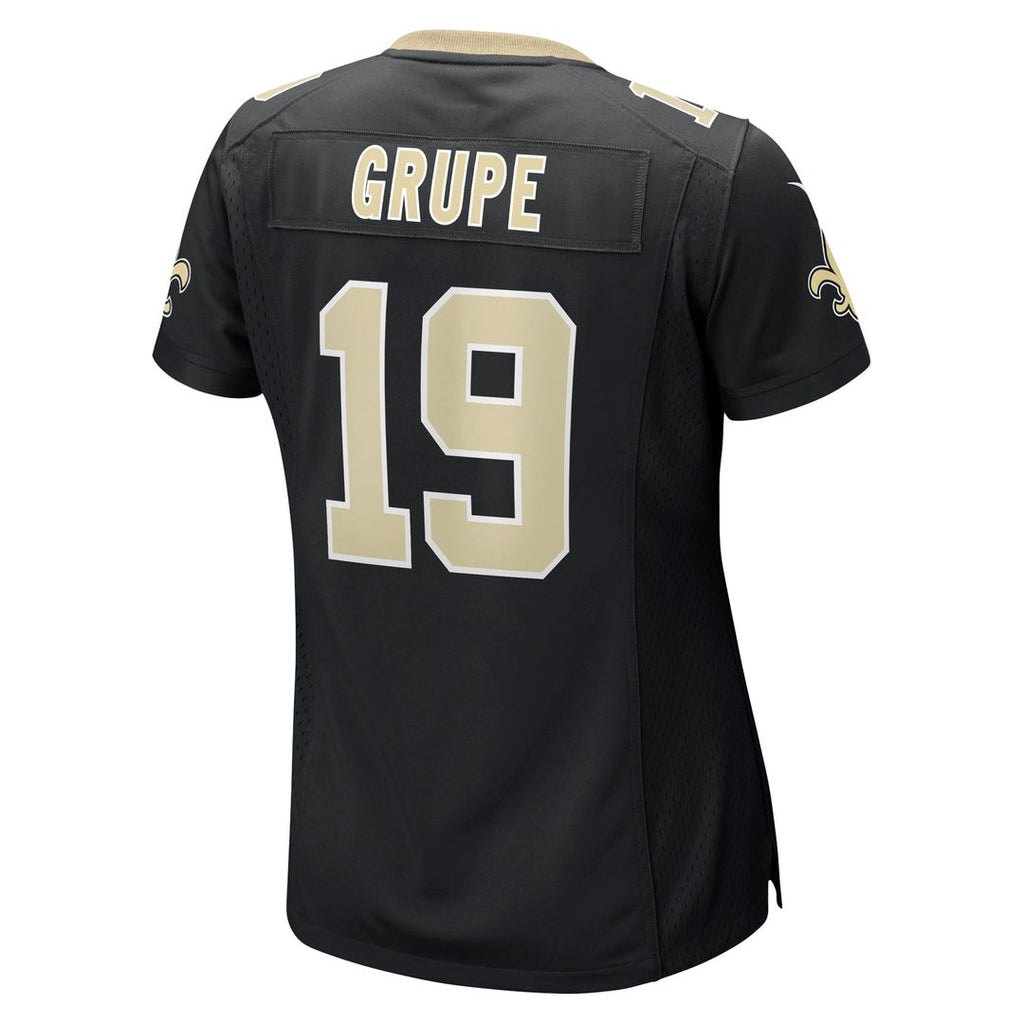 Blake Grupe New Orleans Saints Women's Team Game Jersey - Black