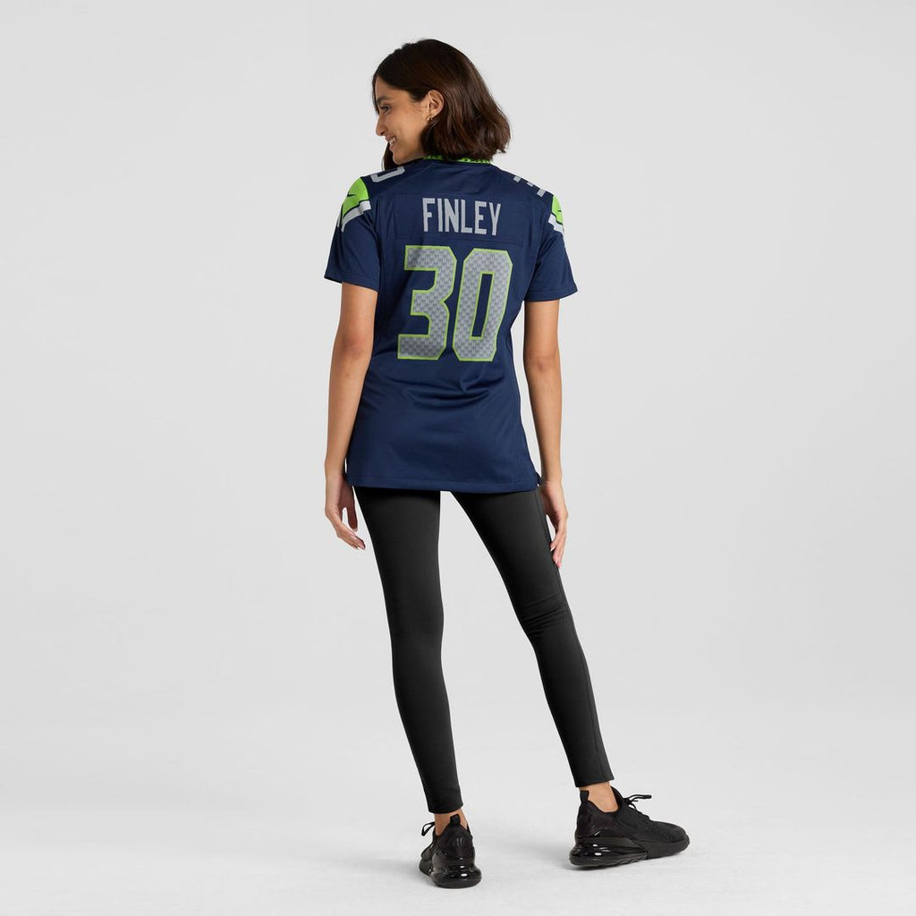 AJ Finley Seattle Seahawks Women's Team Game Jersey - College Navy