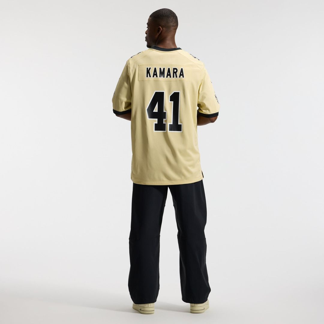 Alvin Kamara New Orleans Saints Gameday Golds Alternate Game Player Jersey - Gold