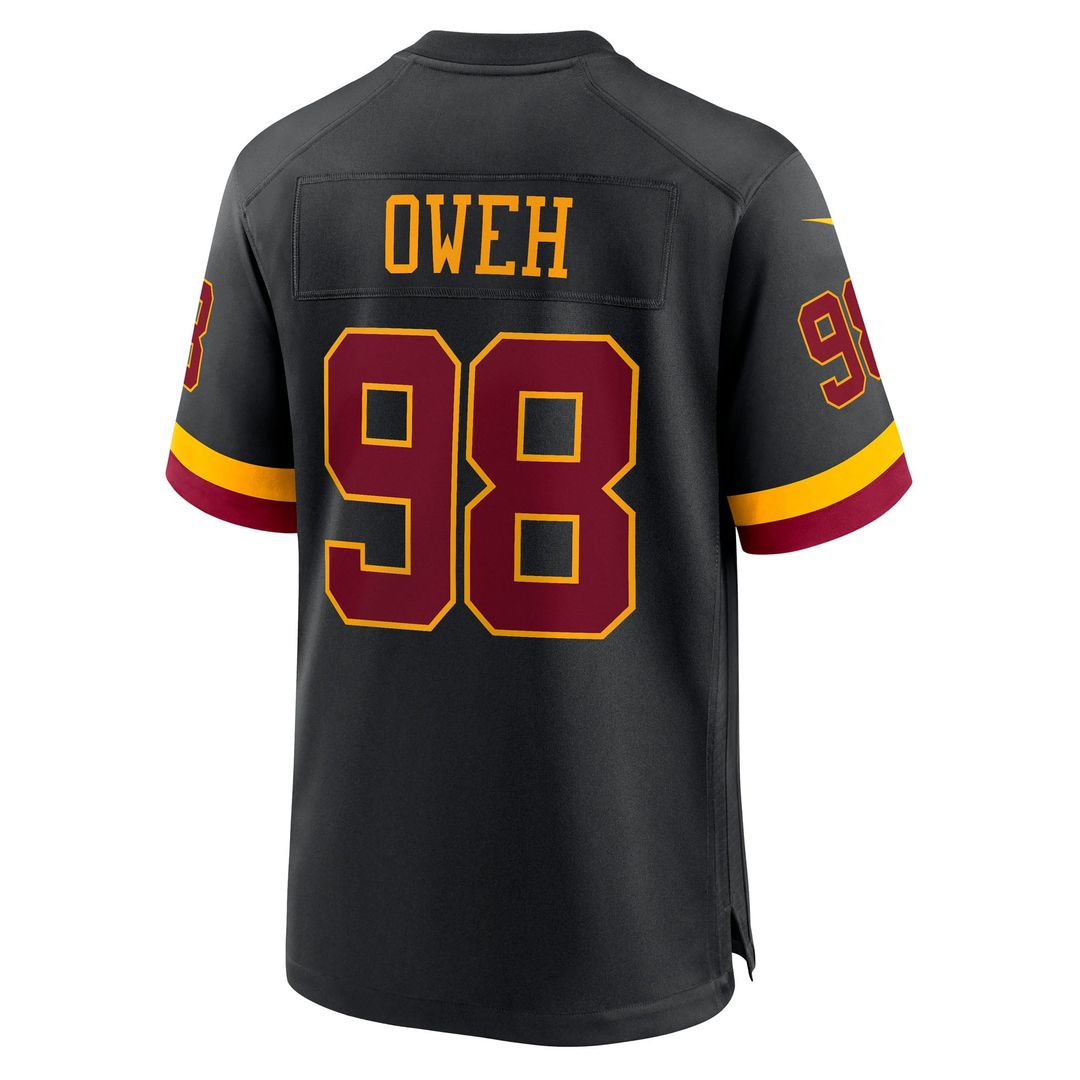 Odafe Oweh Washington Commanders Hail Raiser Alternate Game Jersey - Black