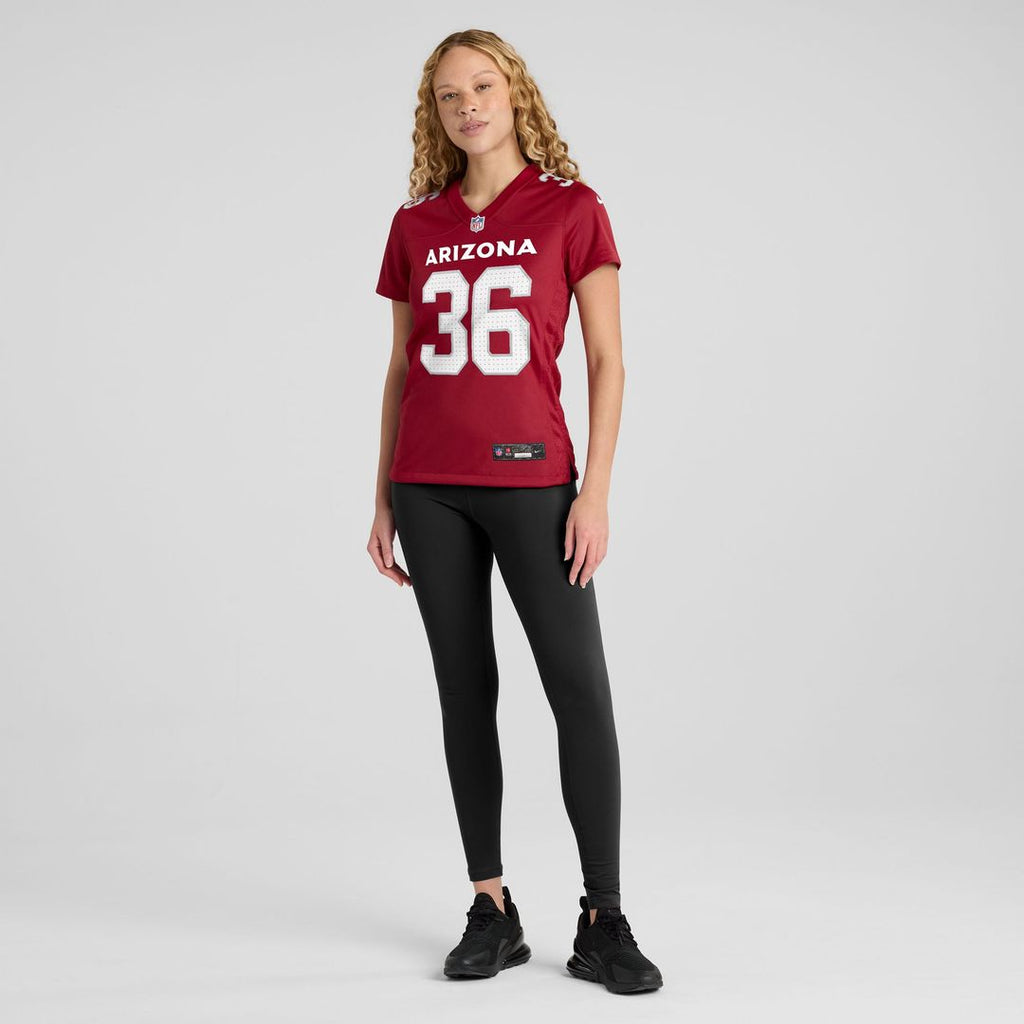Kitan Crawford Arizona Cardinals Women's Team Game Jersey - Cardinal