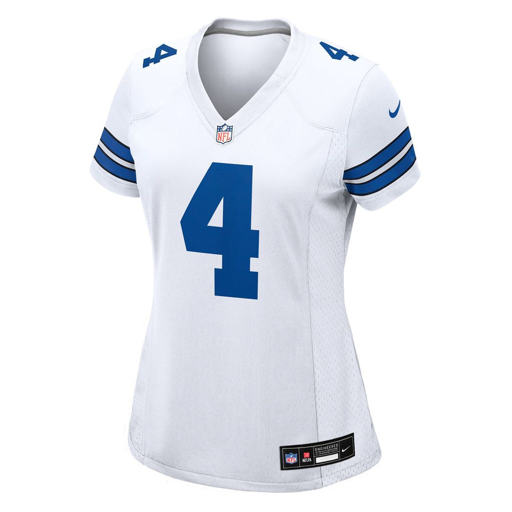 Dak Prescott Dallas Cowboys Women's Alternate Game Team Jersey - Navy