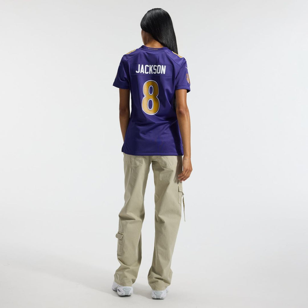 Lamar Jackson Baltimore Ravens Women's Alternate Game Jersey - Purple