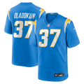 Jordan Oladokun Los Angeles Chargers Team Game Jersey - Powder Blue