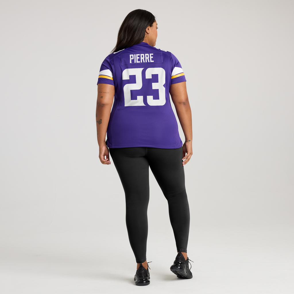 James Pierre Minnesota Vikings Women's Team Game Jersey - Purple