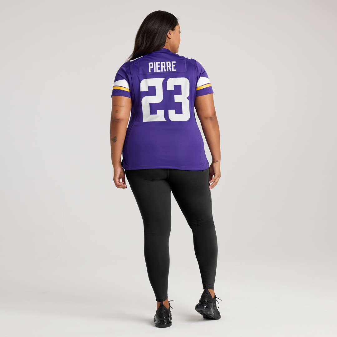 James Pierre Minnesota Vikings Women's Team Game Jersey - Purple