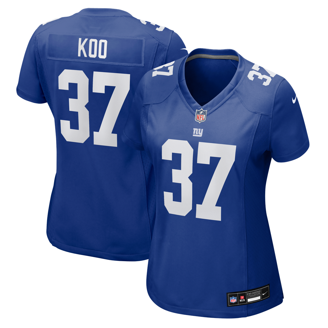Younghoe Koo New York Giants Women's Team Game Jersey - Royal