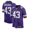 Andrew Van Ginkel Minnesota Vikings Team Game Jersey - Purple
