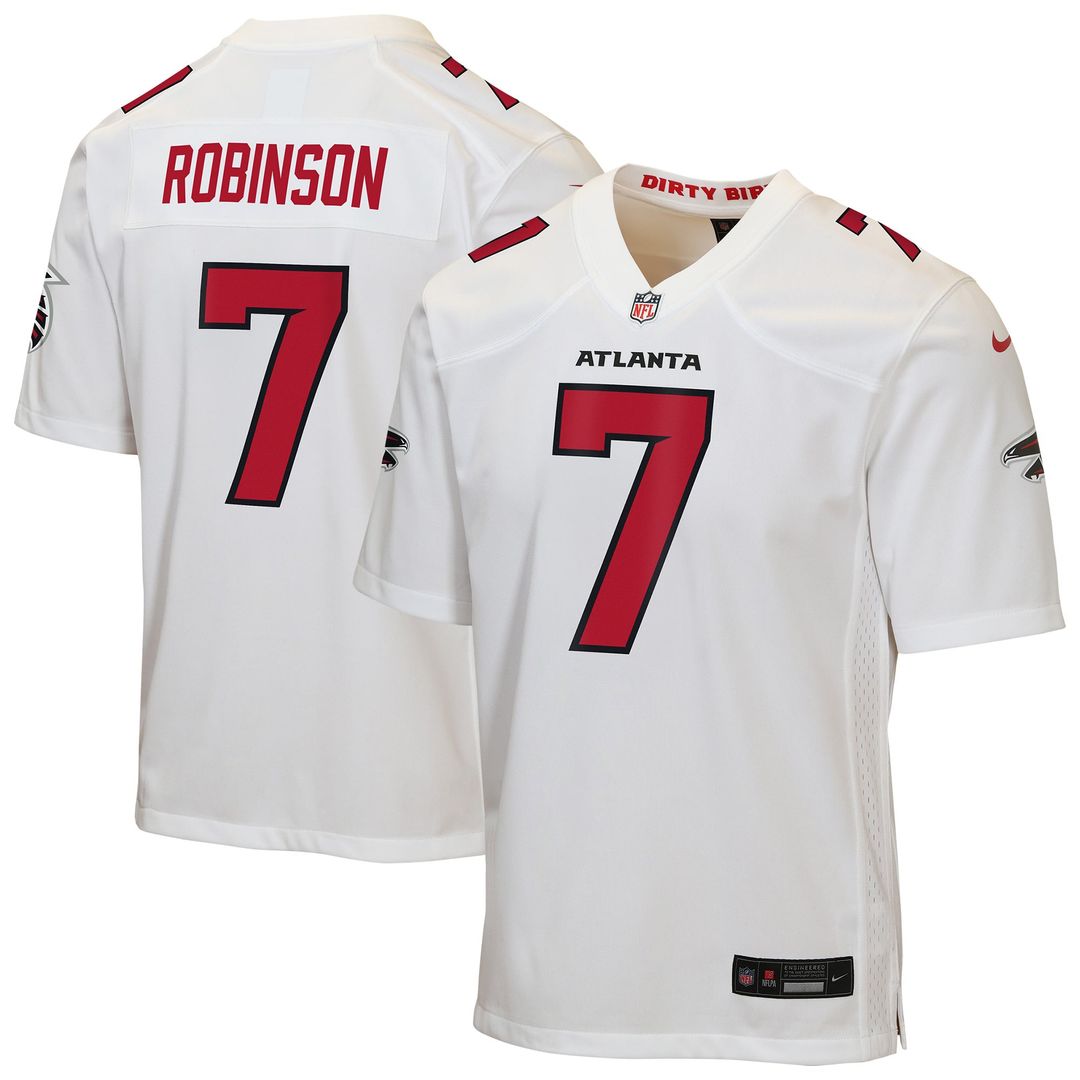 Bijan Robinson Atlanta Falcons Youth Game Jersey - Red