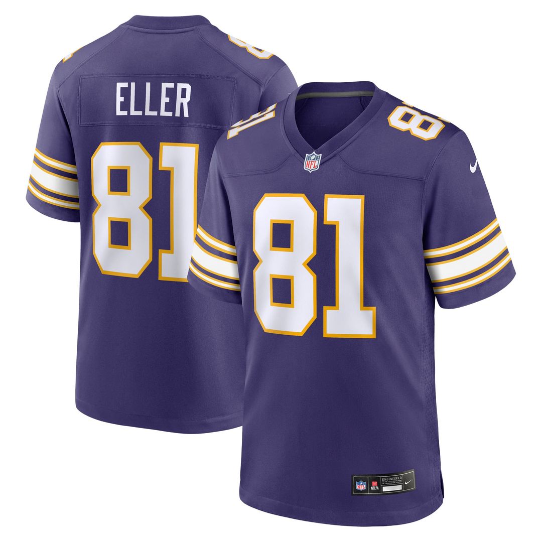 Carl Eller Minnesota Vikings Retired Player Alternate Game Jersey - Purple