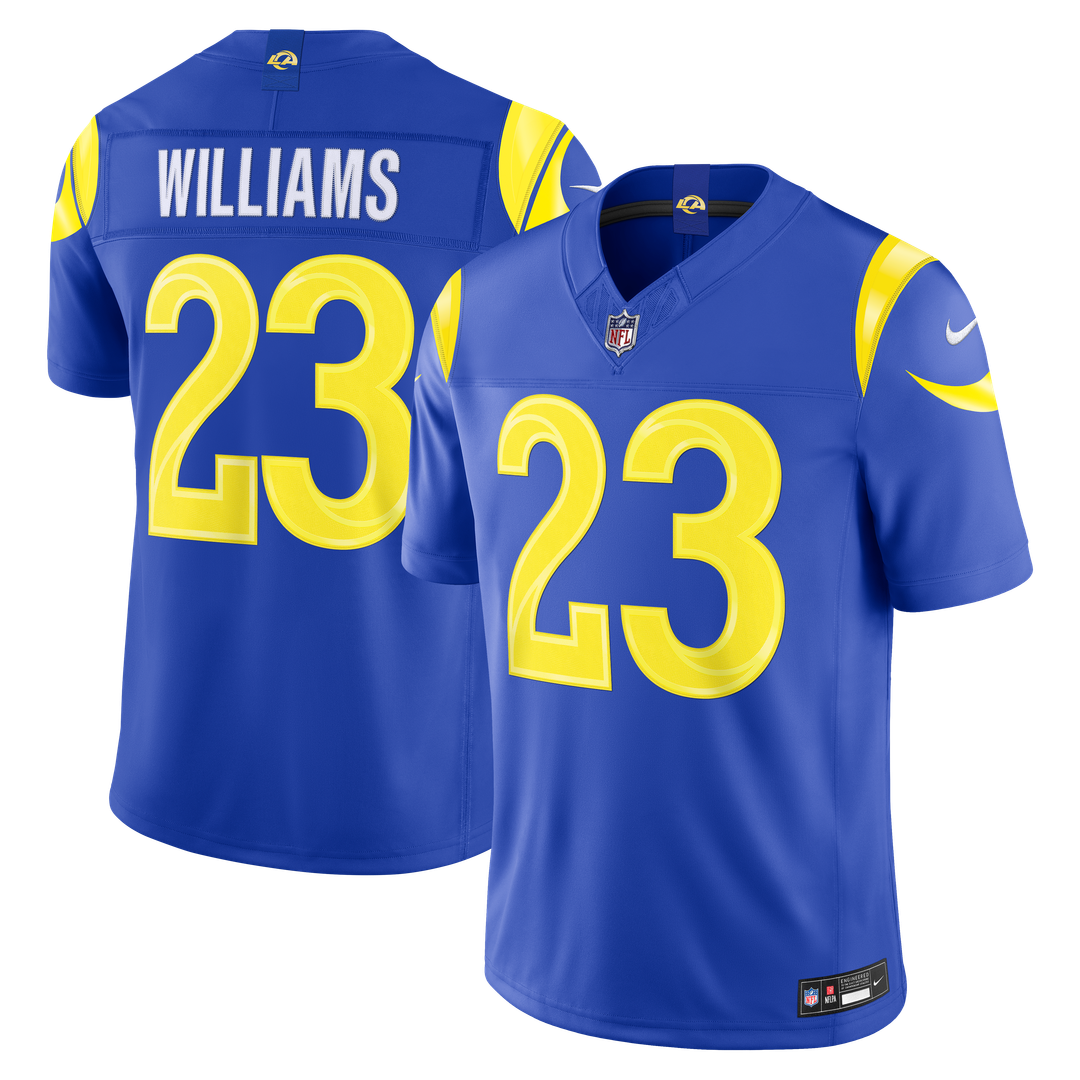 Kyren Williams Los Angeles Rams Classic Sol Vapor F.U.S.E. Stitched Limited Jersey