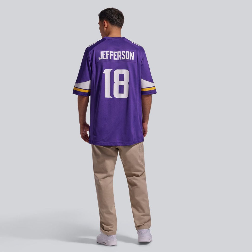 Justin Jefferson Minnesota Vikings Player Game Jersey - Purple